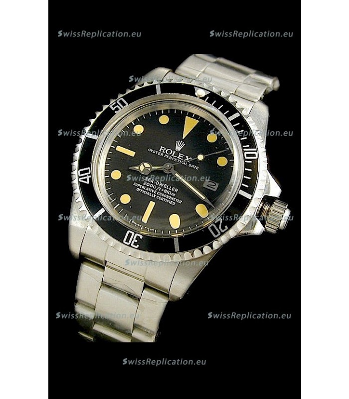 Rolex Replica Sea Dweller Double Red Vintage SeaDweller Swiss 1665 Watch