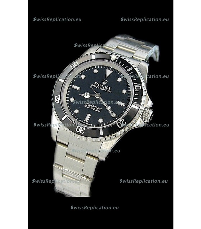Rolex Submariner Swiss Watch - No Date Window Edition