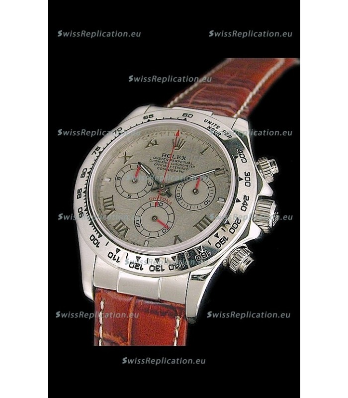 Rolex Oyster Cosmograph Swiss Replica Watch in Meteorite Grey Dial