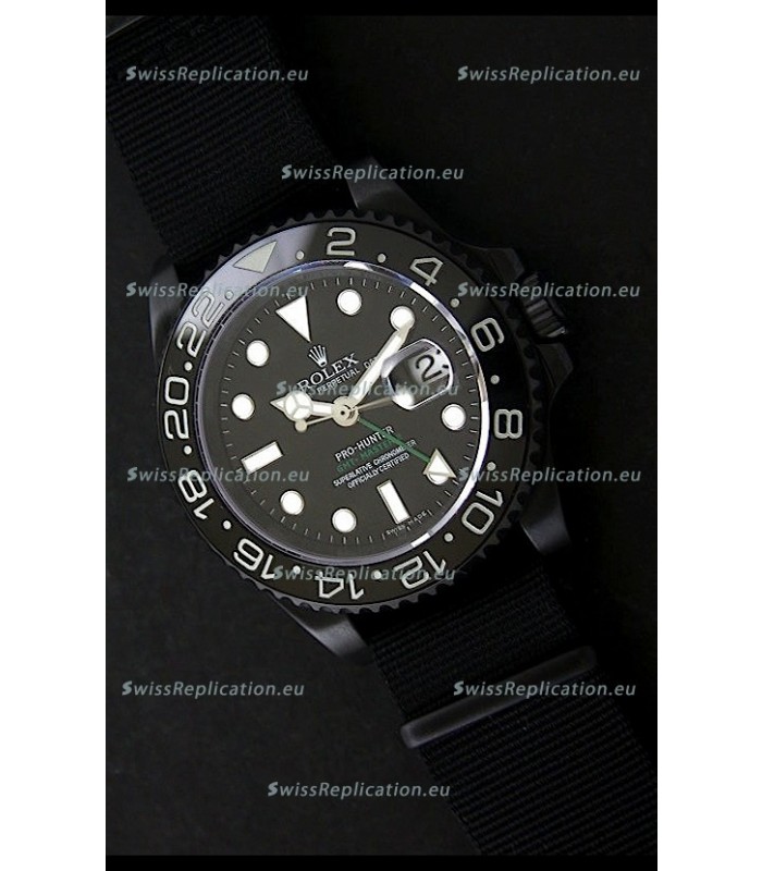 Rolex Pro-Hunter GMT Master II Swiss Replica Ceramic Watch