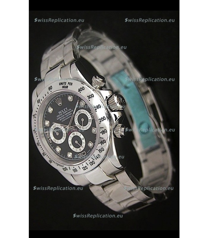 Rolex Daytona Japanese Replica Watch in Black Dial
