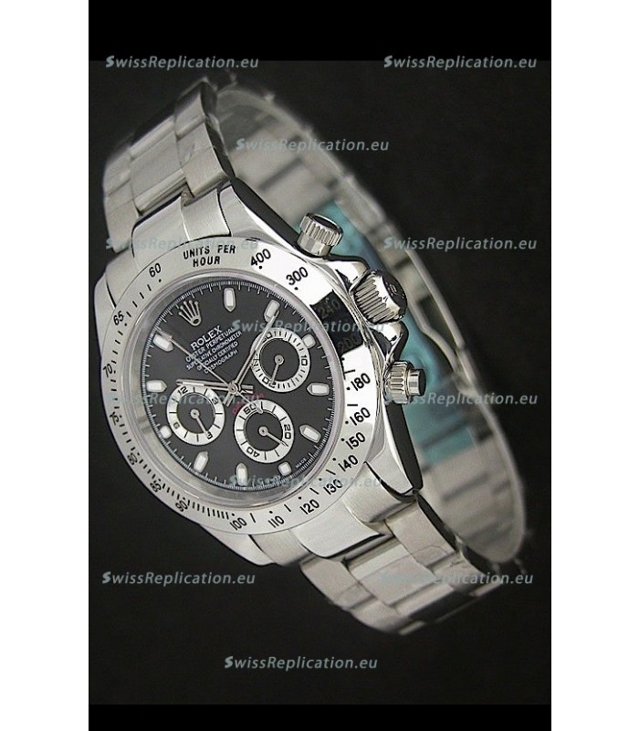 Rolex Daytona Japanese Replica Watch in Black Dial