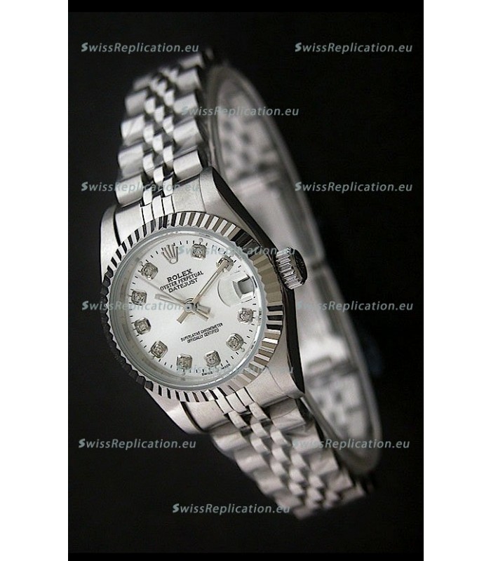 Rolex Datejust Oyster Perpetual Superlative ChronoMeter Swiss Watch in Diamond Markers