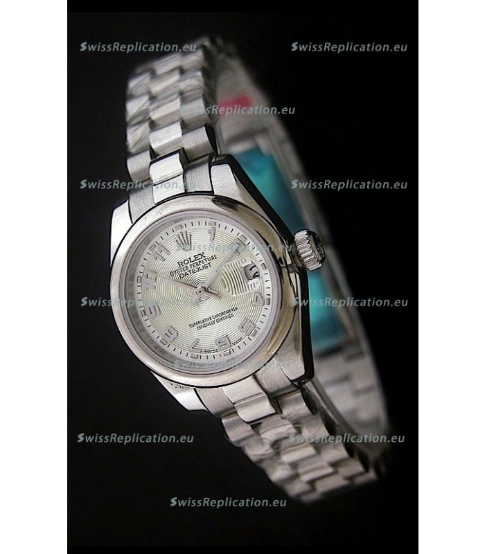 Rolex Datejust Oyster Perpetual Superlative ChronoMeter Swiss Steel Watch 