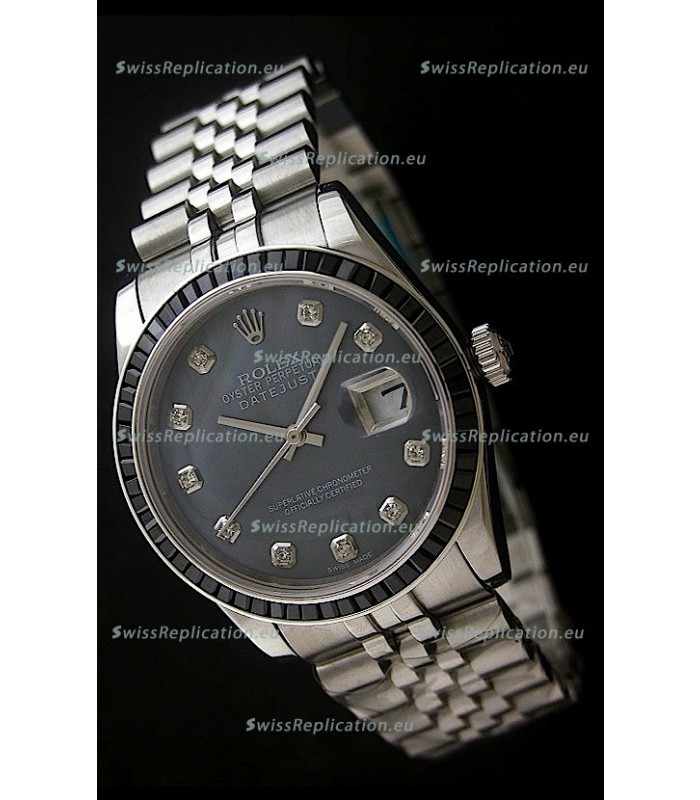 Rolex Datejust Japanese Replica Automatic Watch in Grey Dial
