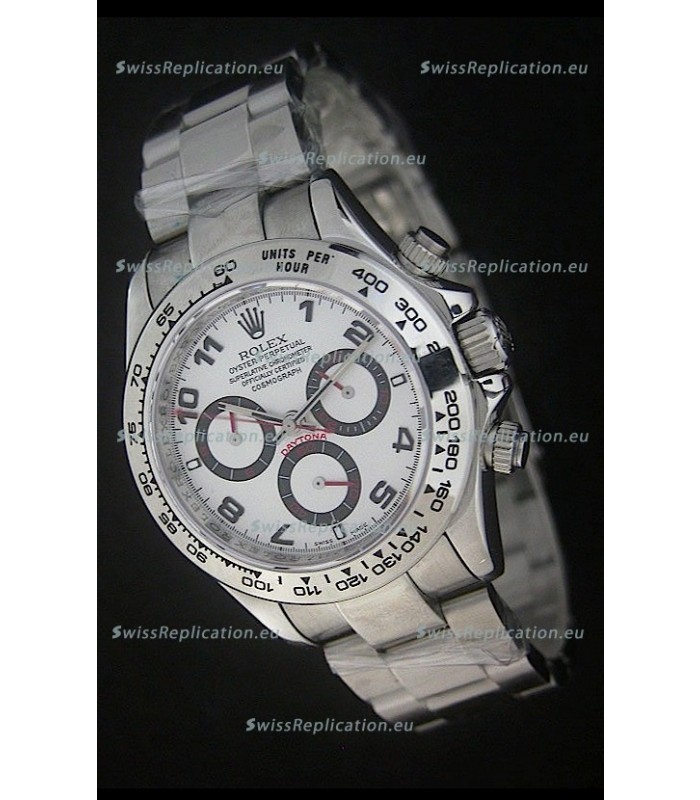 Rolex Daytona Cosmograph Swiss Replica Stainless Steel Watch 