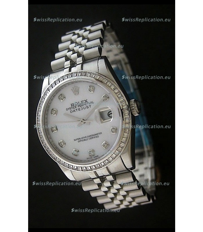 Rolex Datejust Japanese Replica Automatic Watch in White Dial
