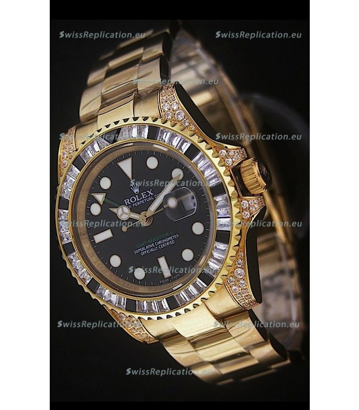 Rolex GMT Master II Swiss Replica Gold Watch