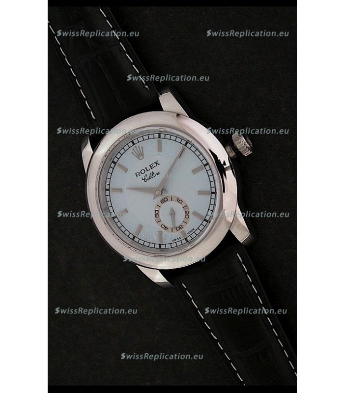 Rolex Cellini Japanese Replica Silver Watch