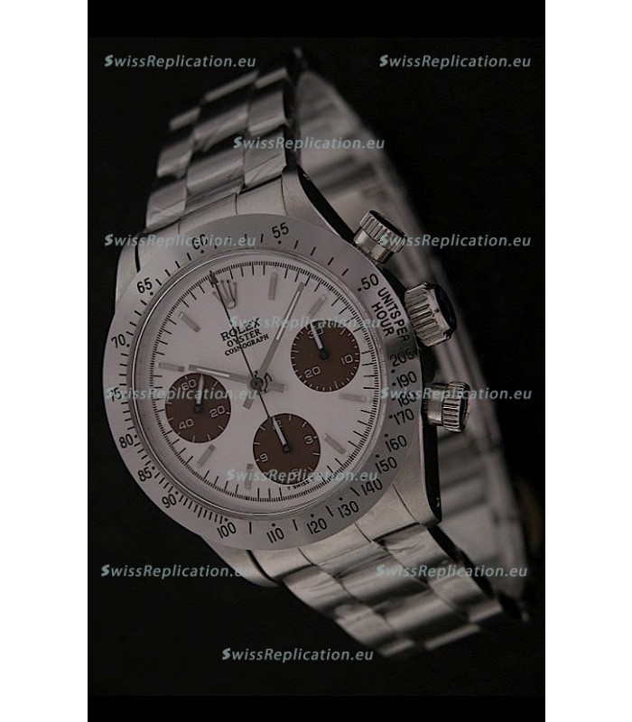 Rolex Oyster Cosmograph Swiss Replica Watch in White Dial