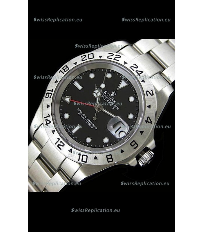 Rolex Explorer II Japanese Replica Automatic Watch in Black Dial