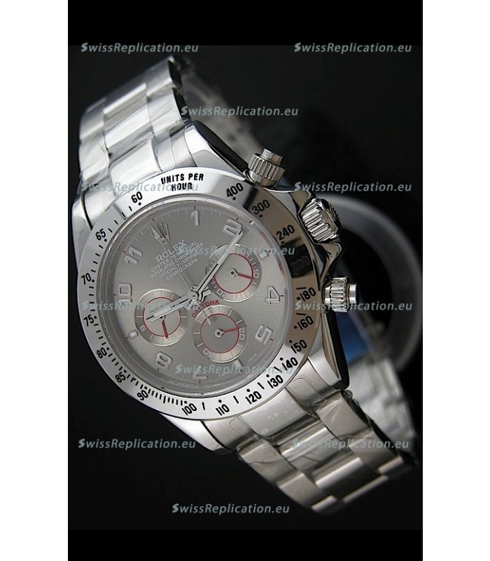 Rolex Daytona Japanese Replica Steel Watch in Arabic Markers 