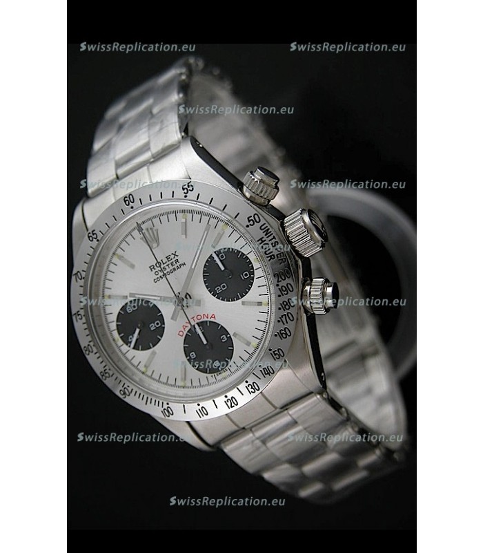 Rolex Oyster Cosmograph Swiss Replica Watch in White Dial