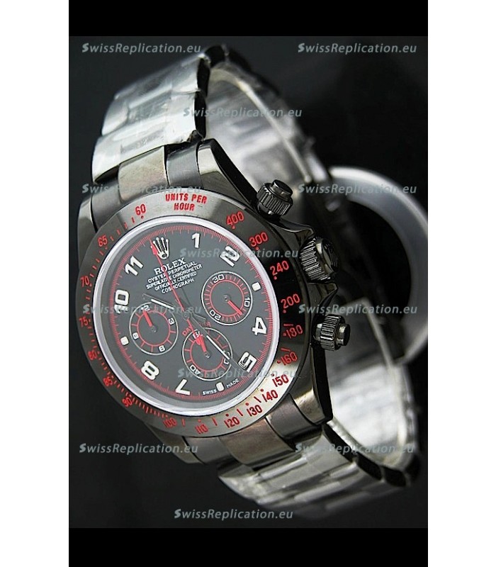 Rolex Daytona Cosmograph Swiss Replica Black PVD Watch 