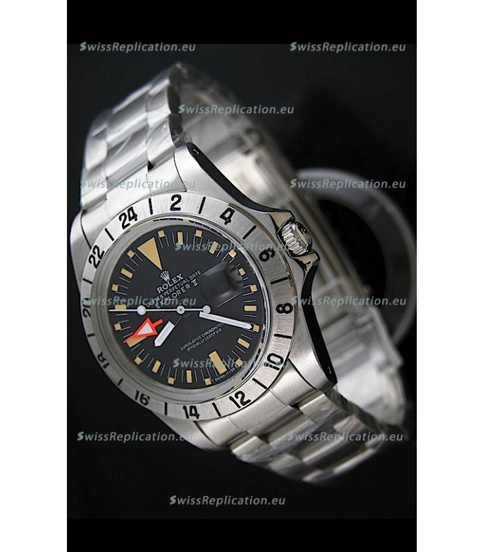Rolex Explorer II Swiss Watch Vintage Style Dial