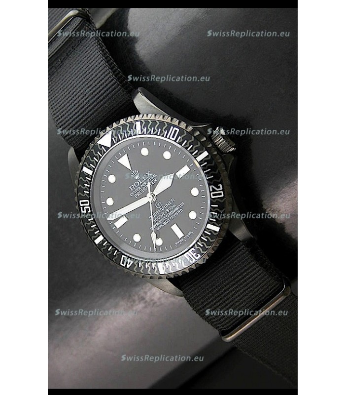 Rolex Pro Hunter Submariner Swiss Replica Watch in Carbon Bezel