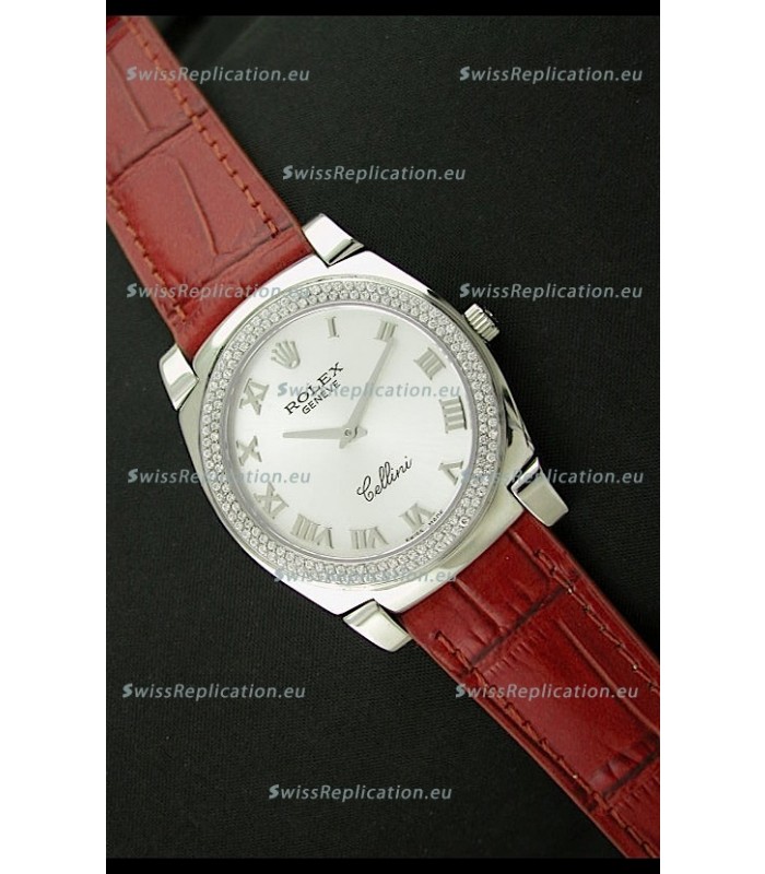 Rolex Cellini Japanese Replica Watch in Roman Hour Markers