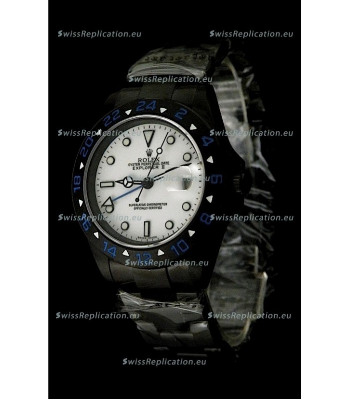 Rolex Project X Explorer II Japanese Replica PVD Watch