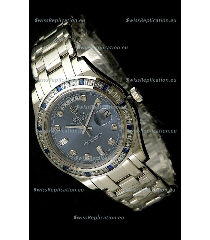 Rolex Oyster Perpetual Day Date Japanese Automatic Watch in Midnite Blue Dial