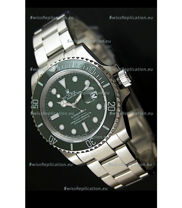 Rolex Submariner Swiss Replica Watch in Stainless Steel - Super Luminous Markers