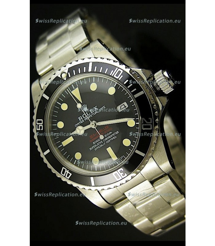 Rolex Sea Dweller Vintage 1665 Double Red Edition Swiss Watch