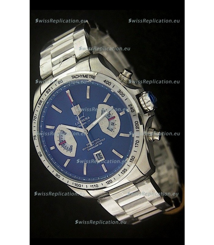 Tag Heuer Grand Carrera Calibre Japanese Watch in Black Dial