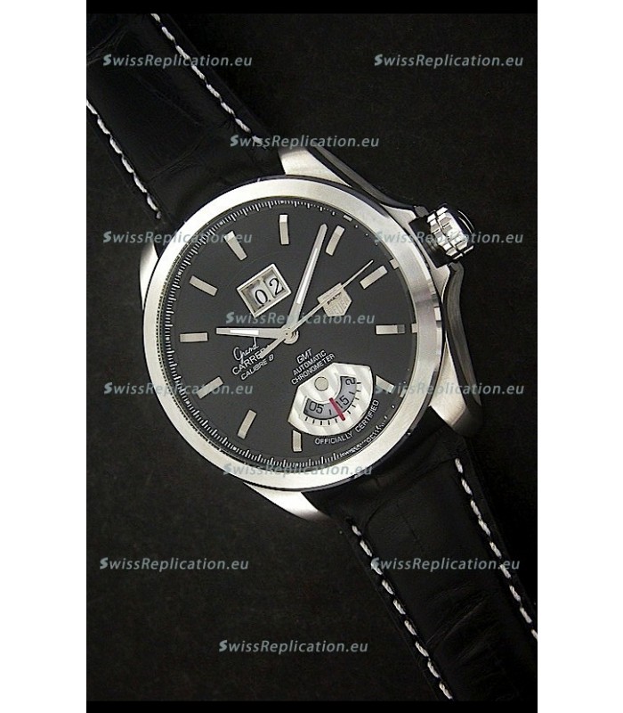 Tag Heuer Grand Carrera Calibre 8 Swiss Automatic Watch in Black