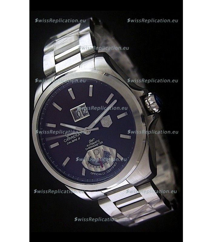Tag Heuer Grand Carrera Calibre 8 Swiss Automatic Watch in Steel