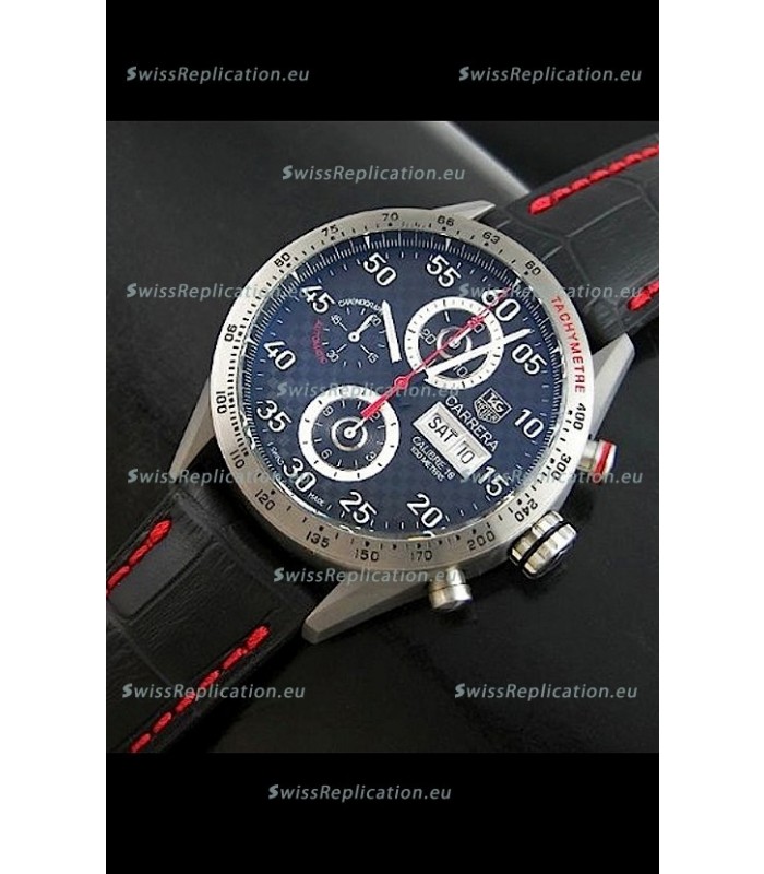 Tag Heuer Carrera Calibre 16 Japanese Titanium Watch 