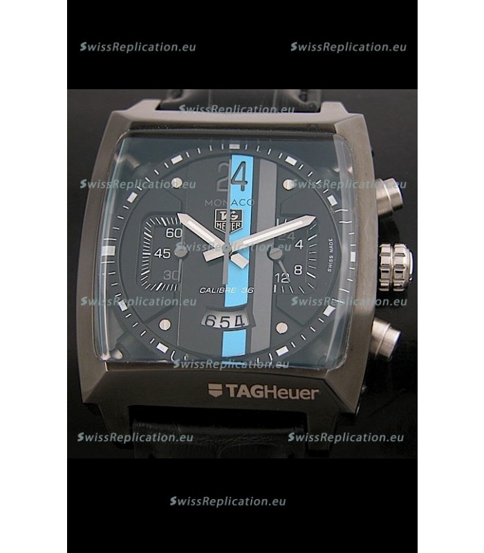 Tag Heuer Monaco Calibre 36 Japanese Black PVD Watch