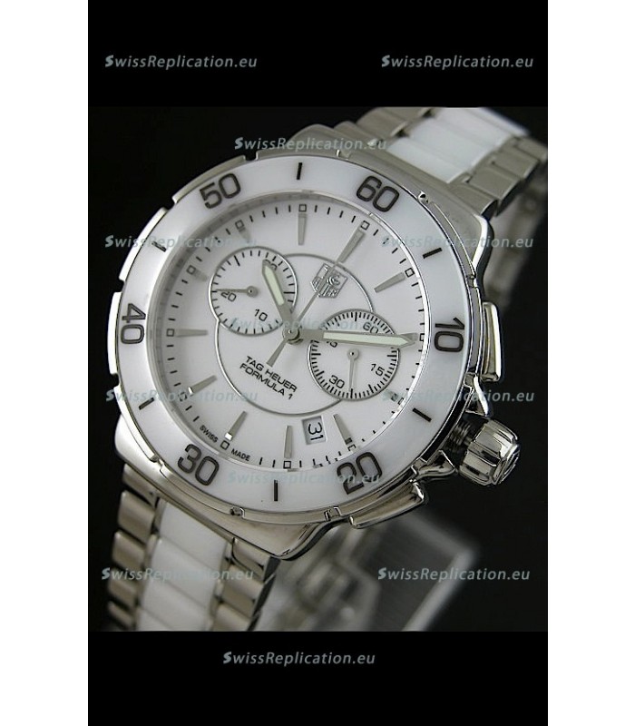 Tag Heuer Formula 1 Chronograph Swiss Replica Ceramic Ladies Watch