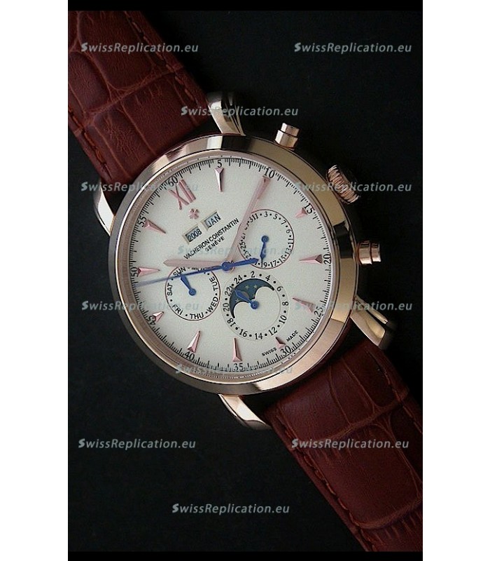 Vacheron Constantin Perpetual Calendar Japanese Watch in Rose Gold
