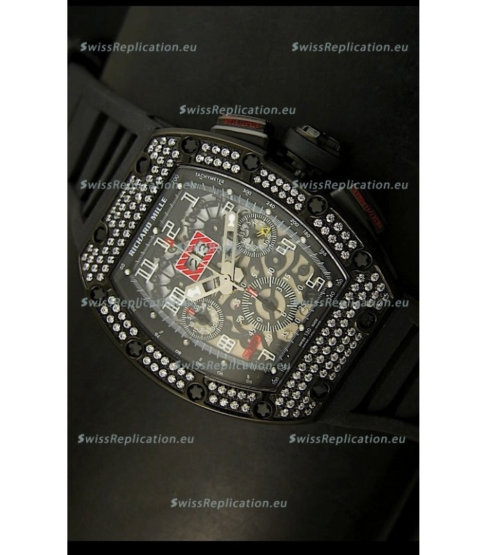 Richard Mille Filippe Massa Edition Titanium Swiss Watch in PVD Case