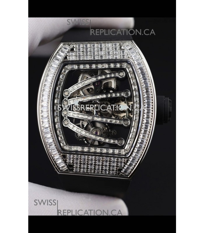 Richard Mille 59-01 Iced Out Casing Super Clone Watch 