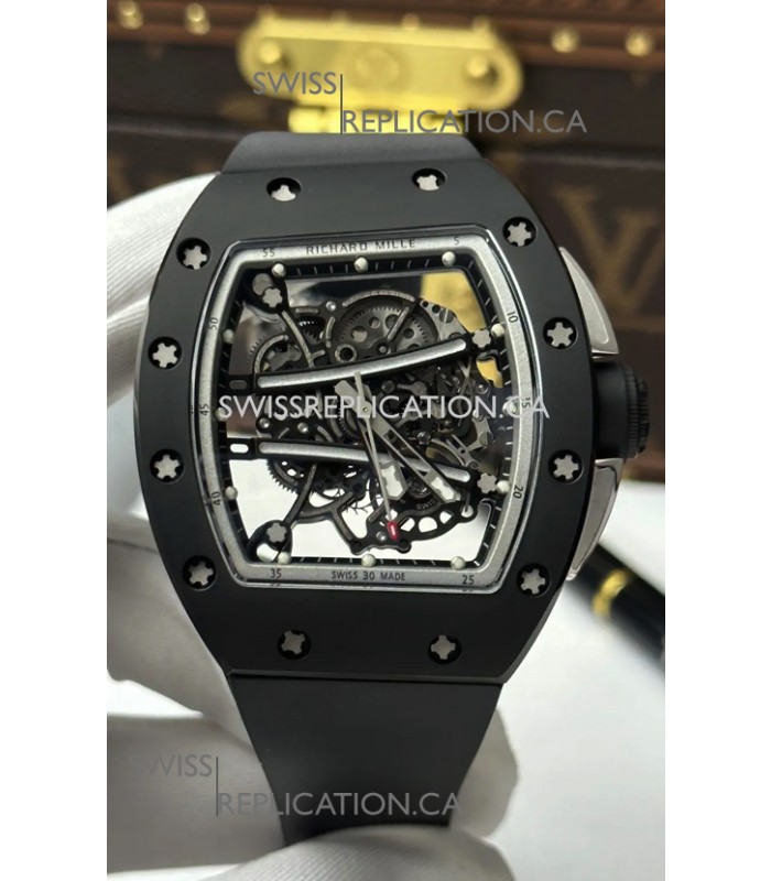 Richard Mille RM61-01 Black Ceramic FREE SPRUNG MVMNT Super Clone Watch