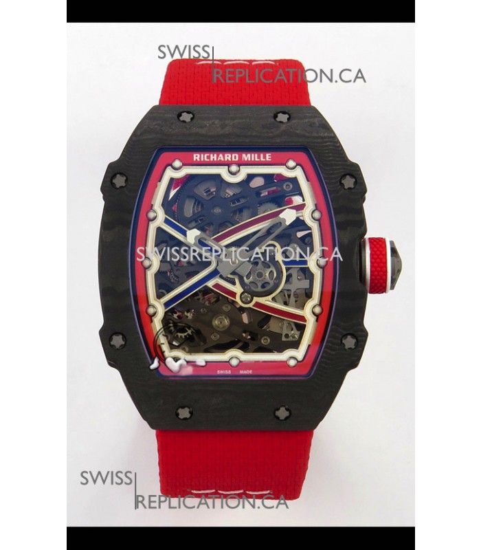 Richard Mille RM67-02 Black NTPT 37 Grams CRMA7 Clone Movement 