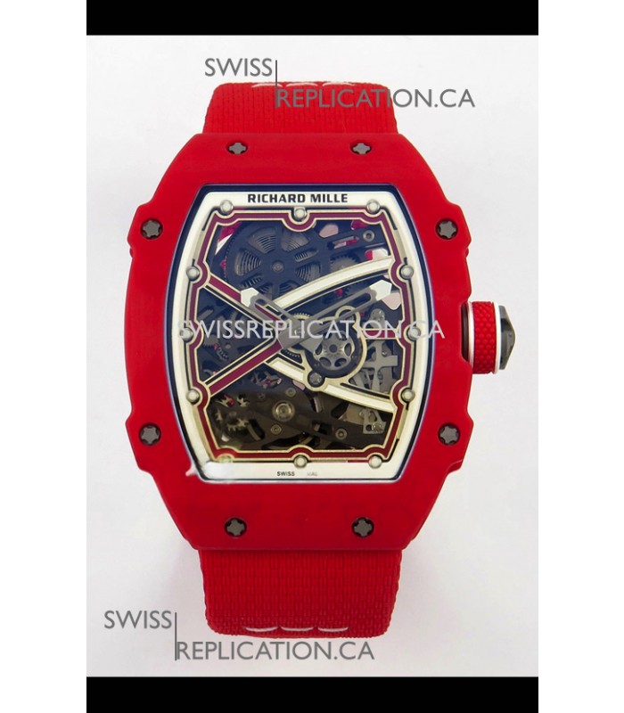 Richard Mille RM67-02 Red NTPT 37 Grams CRMA7 Clone Movement 