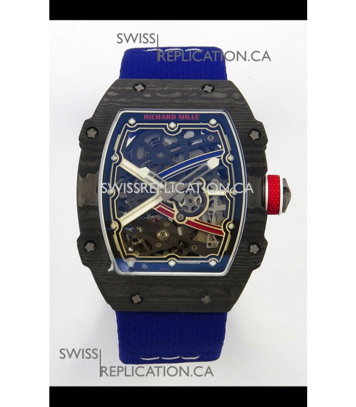 Richard Mille RM67-02 Black NTPT 37 Grams CRMA7 Clone Movement 