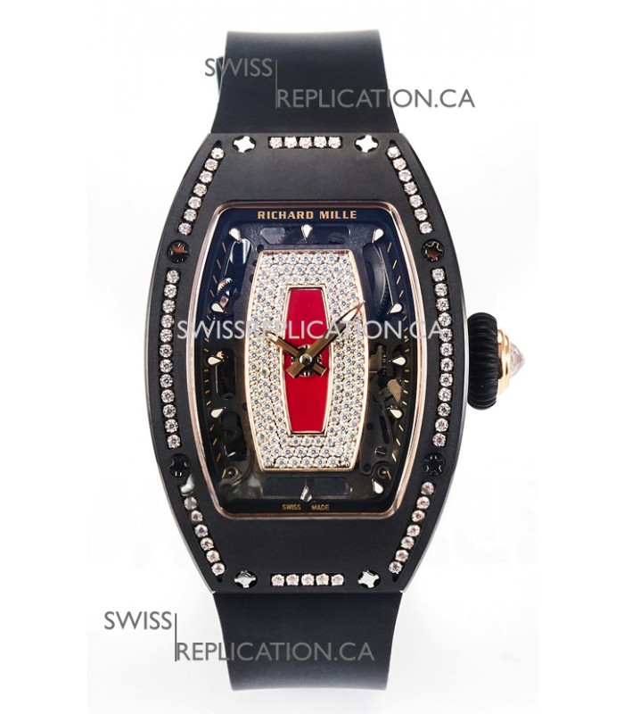 Richard Mille RM007 Black Ceramic Automatic Super Clone Watch 