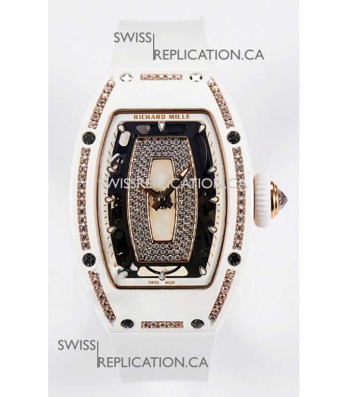 Richard Mille RM007 White Ceramic Automatic Super Clone Watch 