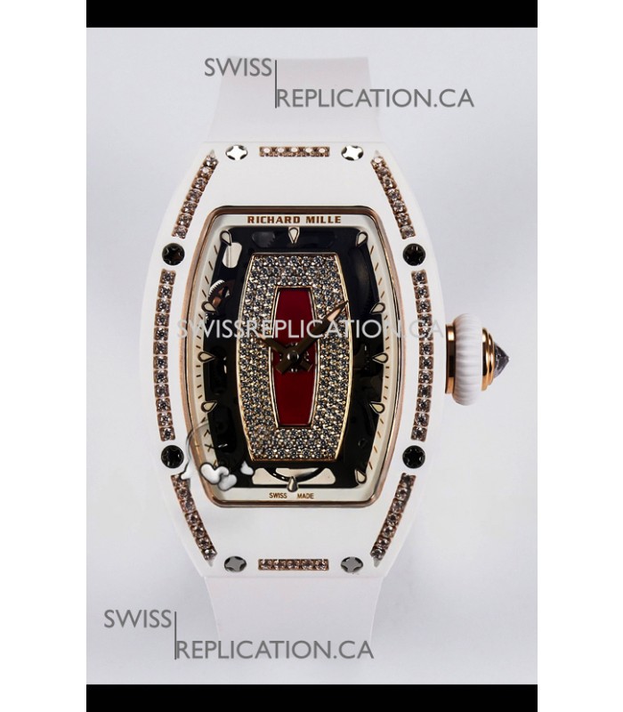 Richard Mille RM007 White Ceramic Automatic Super Clone Watch 
