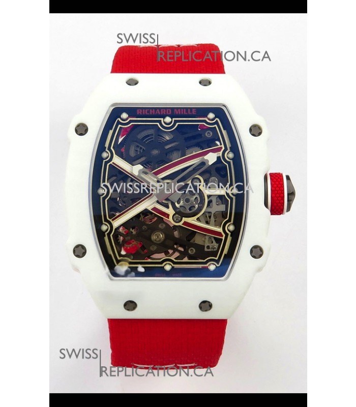 Richard Mille RM67-02 White NTPT 37 Grams CRMA7 Clone Movement 