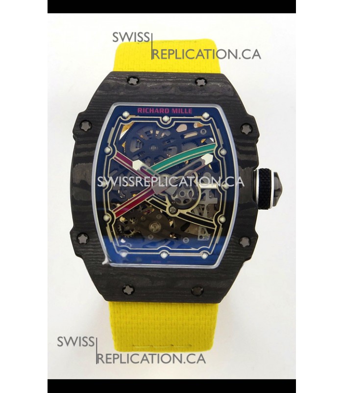 Richard Mille RM67-02 Black NTPT 37 Grams CRMA7 Clone Movement 