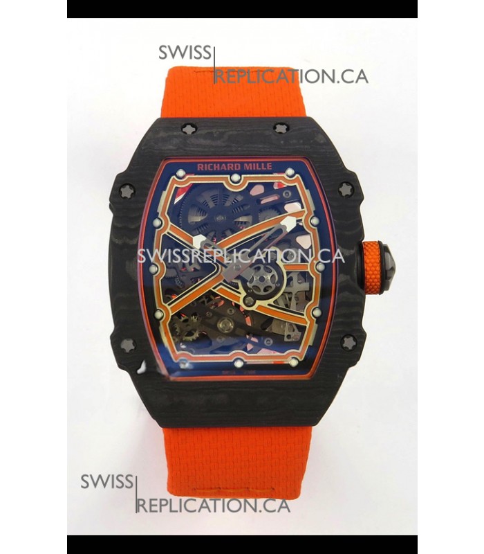 Richard Mille RM67-02 Black NTPT 37 Grams CRMA7 Clone Movement 