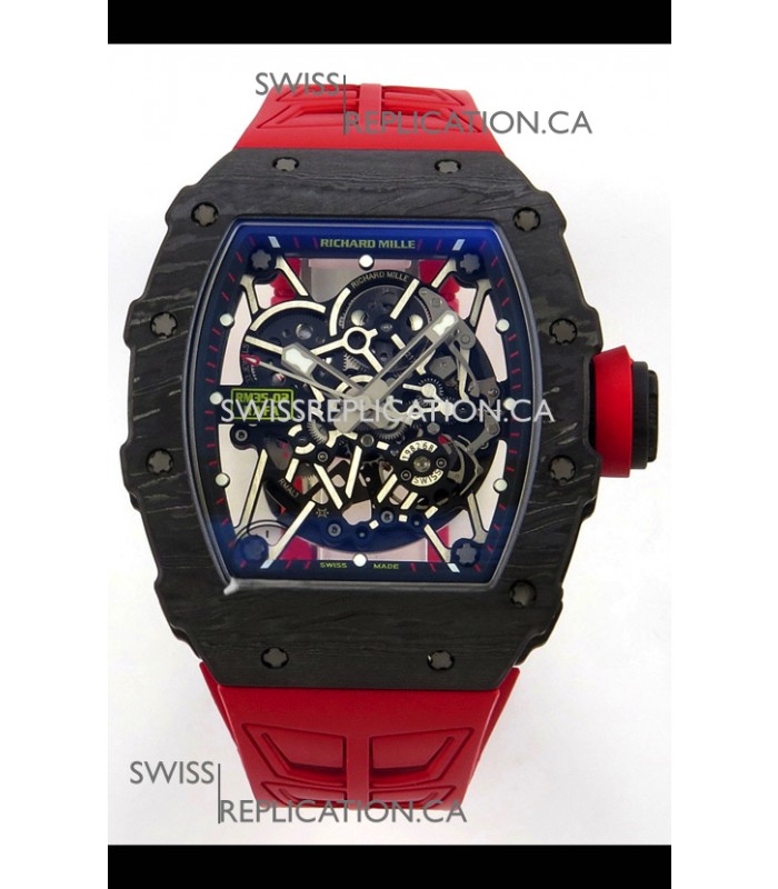 Richard Mille RM035-02 Black NTPT FREE SPRUNG MVMNT Super Clone Watch