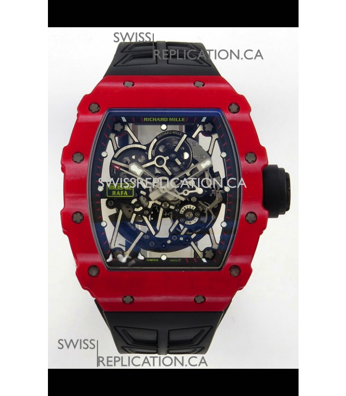 Richard Mille RM035-02 Red NTPT FREE SPRUNG MVMNT Super Clone Watch