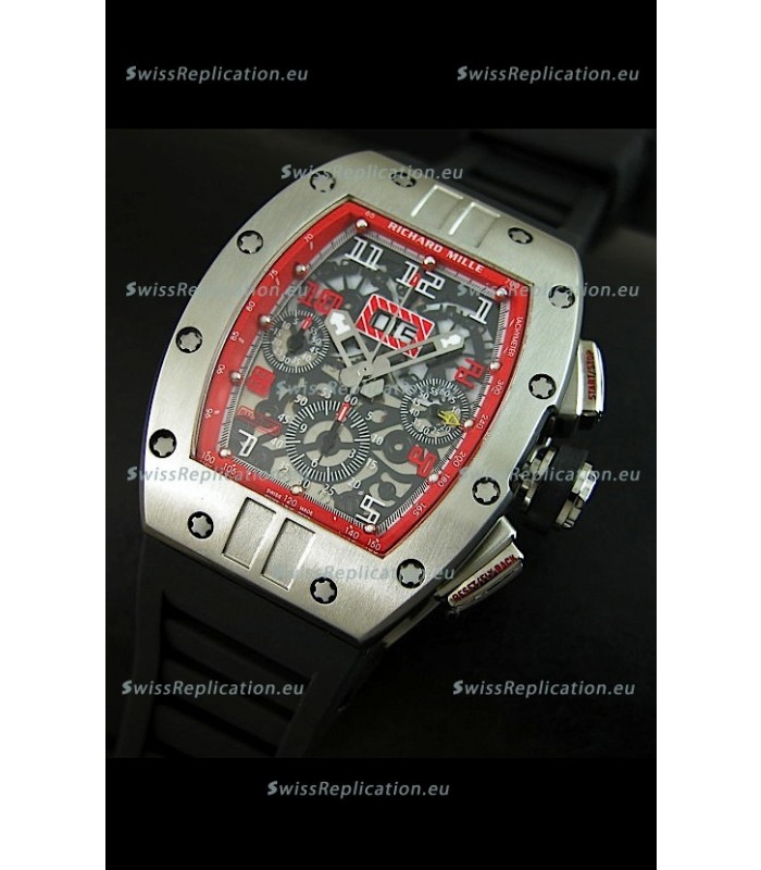 Richard Mille RM011 Filipe Massa Titanium Swiss Replica Watch