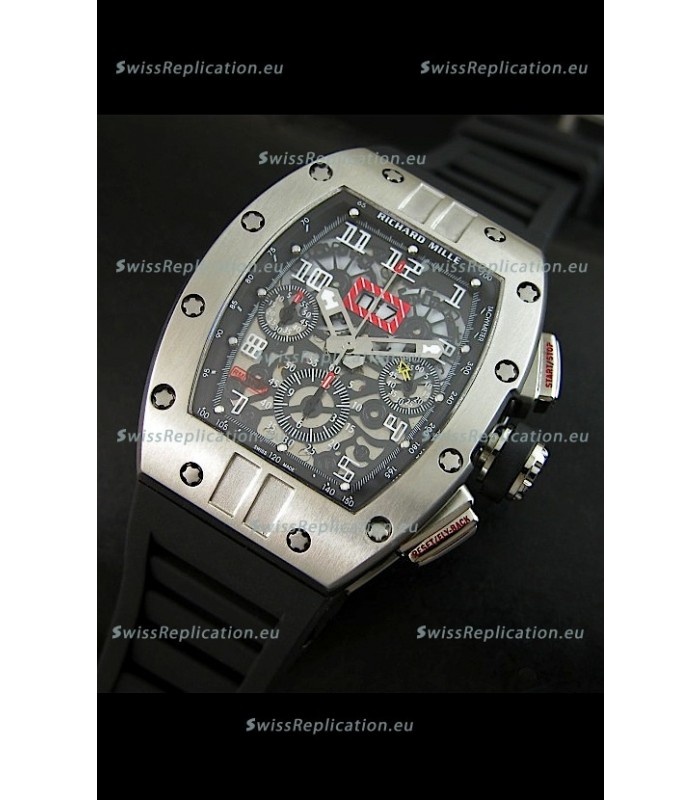 Richard Mille RM011 Filipe Massa Titanium Swiss Replica Watch