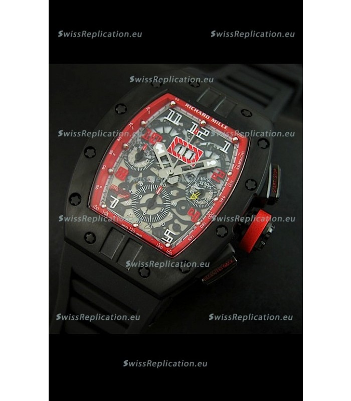 Richard Mille RM011 Filipe Massa PVD Casing Edition Swiss Replica Watch