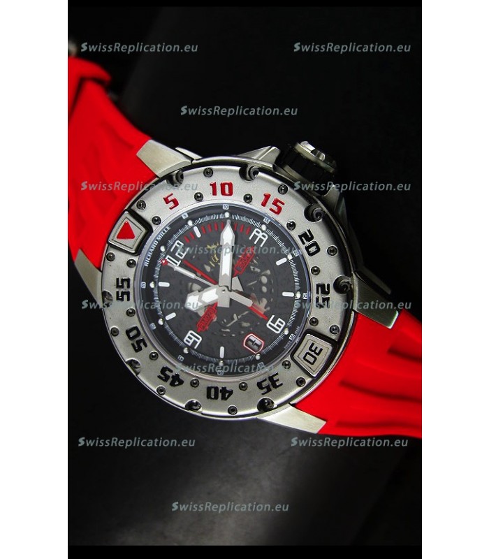 Richard Mille RM028 Automatic Diver's Swiss Replica Watch in Red